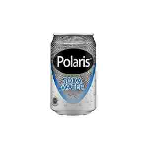 POLARIS SODA WATER CAN 330 ML - POLARIS SODA WATER CAN 330 ML