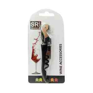 SR Waiter Corkscrew 6737 1unit - Classic waiter style bottle opener featuring corks
