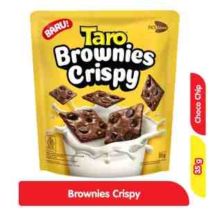 Taro Brownies Krispi Cokelat 35 g - Taro Brownies Krispi Cokelat 35 g