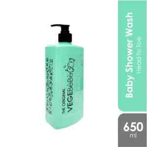 The Original Vegebebe Head to Toe Baby Bath 650ml  64626 - The Original VegeBebe is an extra soft natural ami