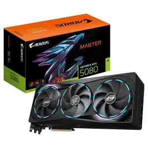 Gigabyte - Graphic Card VGA - AORUS Master GeForce RTX 5080 OC 16G - Black - Brand Gigabyte-Graphic Card VGA-AORUS Master Ge