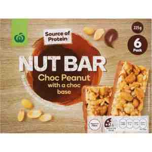 225 Woolworths Nut Bar Choc Peanut - Woolworths Nut Bar Choc Peanut with A Choc Base 22