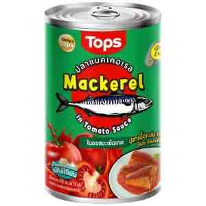 155 Tops Mackerel in Tomato Sauce 155g. - Tops Mackerel in Tomato Sauce 155g.