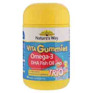 3 60 Natures Way Omega3Trio 60tabs - Natures Way Omega3 Vita Gummies Trio 60tabs