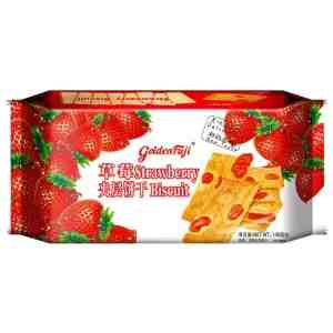 140_Golden Fuji Strawberry Biscuit 140g. - Golden Fuji Strawberry Biscuit 140g.