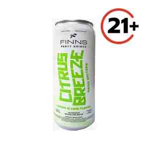 FINNS HARD SELTZER CITRUS BREEZE CAN 330ML - FINNS HARD SELTZER CITRUS BREEZE CAN 330ML