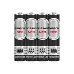 AAA R03NT PACK4 BK PAN - 1157728 -  PANASONIC AAA R03NT  4