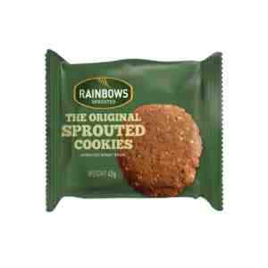 RAINBOWS THE ORIGINAL SPROUTED COOKIES 45G - RAINBOWS THE ORIGINAL SPROUTED COOKIES 45G