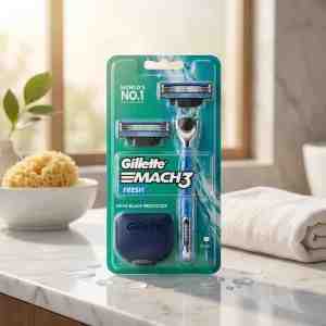 1_GilletteMach3plusRazor 1set - Gillette Mach3 plus Razor Replacement Cartridge 1s