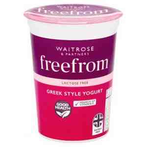 450 WR Freefrom Lactose Yogurt - Waitrose Freefrom Lactose Free Greek Style Yogurt