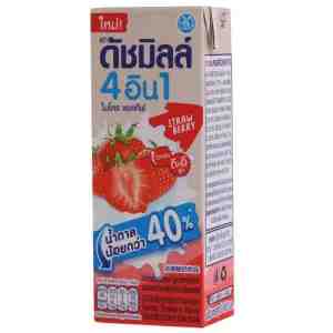 165_DutchMill Yoghurt Straw 165ml - Dutch Mill 4 in 1 Micro Active Yoghurt UHT Milk St