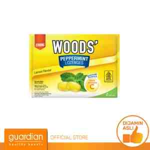 WOODS PEPPERMINT LOZENGES LEMON VIT C15G 3106690 - WOODS PEPPERMINT LOZENGES LEMON VIT C15G