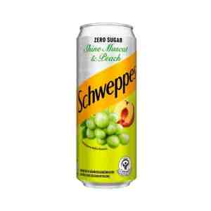 330 . SCHWEPPES Shine Muscat Peach 330 ml.