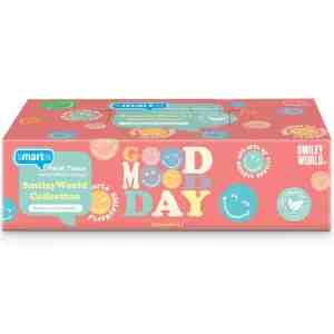 X135_Smarter FacialTissueSmileyX135 - Smarter Soft and Strong Facial Tissue Smiley Box 1