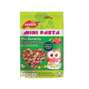 GNUBKINS MINI BUTTERFLY VEGETABLE PASTA 80G - GNUBKINS MINI BUTTERFLY VEGETABLE PASTA 80G