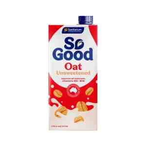 1 . SO GOOD Oat Milk Unsweetened Flavor 1 L.