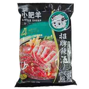 235 Little Sheep Hot Pot Spicy Soup Base 235g. - Little Sheep Hot Pot Spicy Soup Base 235g.