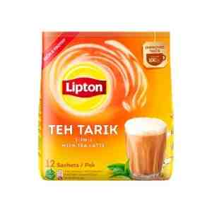 LIPTON TEH TARIK MILK TEA LATTE LESS SUGAR 12 SACHETS - LIPTON TEH TARIK MILK TEA LATTE LESS SUGAR 12 SACH