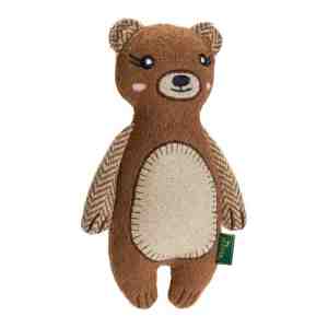 HUNTER  Plush Fyn Bear Squeaker Dog 20x14x6cm - FeaturesHunter Dog Toy Fyn Bear with Squeaker ca