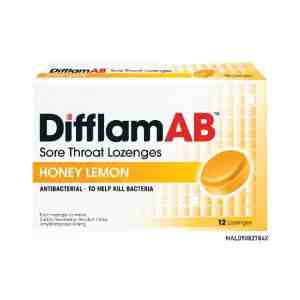 DIFFLAM DIFFLAM AB LOZ HONEY LEMON 12S - 34607