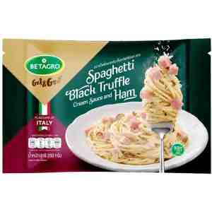 250_BTG Spaghetti Truffle 250g - Betagro Spaghetti Black Truffle Cream Sauce and Ha