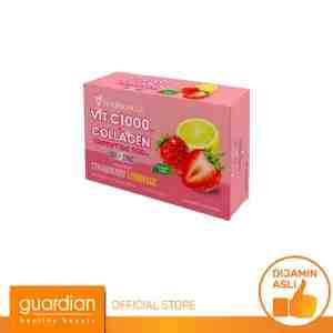 Sidomuncul Vit C1000 Collagen Tripeptide 500mg 1box isi 6 saset 3127346 - Sidomuncul Vit C1000 Collagen Tripeptide 500mg 1b