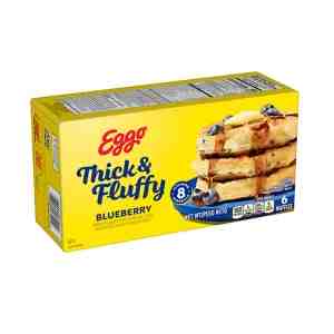 Eggo Blueberry Waffles 348g - pGolden, crispy and fluffy So delicious, that y