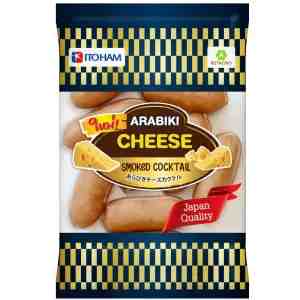 90 Itoham Arabiki Cheese 90g - Itoham Arabiki Sausage Cheese Smorked Cooktail Chi