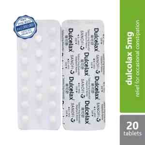 DULCOLAX 5mg 20s  for constipation  L10382 - For use in patients suffering from constipation