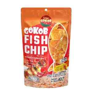 _OTOP Tongtin Gokob Fish Chips _OTOP - Tongtin Gokob Fish Chips Spicy BBQ Flavour 40g
