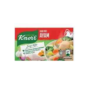 Knorr Chicken Stock Cubes 12pcspack - Made 4 hours long boiled chicken. Enriched with ir