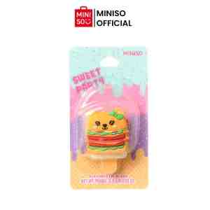 Dessert Theme Lip BalmHamburger - Pelembap bibir bentuk burger makanan mini tema des