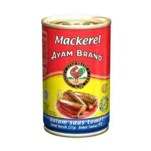 AYAM BRAND IKAN MACKEREL TIN B 155GR - AYAM BRAND IKAN MACKEREL TIN B 155GR