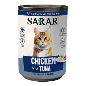 SARAR  Cat Chicken With Tuna In Pate 400g - FeaturesSARAR Chicken with Tuna in Pt 400g is a n