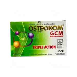 OSTEOKOM GCM 1 strip isi 6 kaplet salut selaput - OSTEOKOM GCMmerupakan suplemen yang digunakan untu