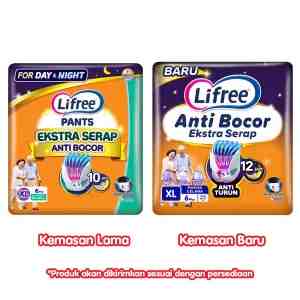 Lifree Ekstra Serap Popok Celana Dewasa XL 6 pcs - Lifree Ekstra Serap Popok Celana Dewasa XL 6 pcs