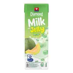 Diamond Susu UHT Melon Jelly 200 ml - Diamond Susu UHT Melon Jelly 200 ml