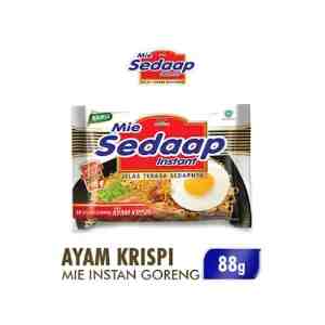 Sedaap Mi Instan Goreng Ayam Krispi 88 g - Nikmati kelezatan tiada tara dari Sedaap Mi Instan
