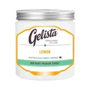 Gelista Dairy Free Lemon Sorbet 570g - It is an intensely refreshing, dairy-free frozen t