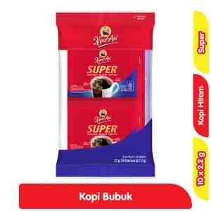 Kapal Api Kopi Bubuk Super Instan Black 10 x 2.2 g - Kapal Api Kopi Bubuk Super Instan Black 10 x 2.2 g