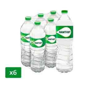 1.5 . X 6  NAMTHIP Drinking Water 1.5 L. 6 Bottles