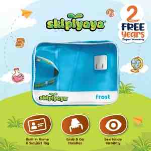 Skipiyaya Subject Organizer Frost - Skipiyaya Frost pouch features a clear see-thro