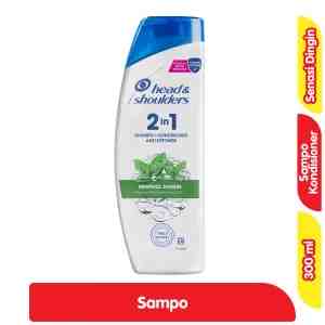 Head  Shoulders 2 in 1 Sampo  Kondisioner Menthol Dingin 300 ml - Head  Shoulders 2 in 1 Sampo  Kondisioner Mentho
