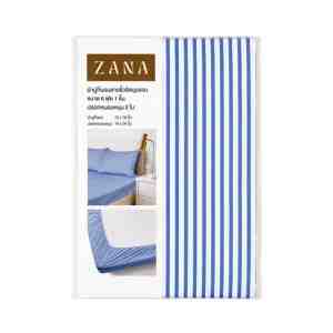 ZANA 6 ft. Bedsheet  19 x 29 Pillowcase Stripe Blue