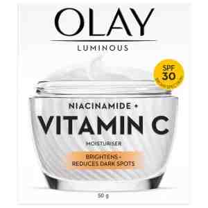 SPF30 50 OlayNiacinamideVitC SPF30 50g - Olay Luminous Niacinamide Vitamin C Moisturiser SP