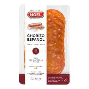 Noel Sliced Chorizo Espanol 80g 1 pack