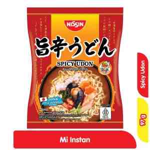 Nissin Mi Udon Kuah Rasa Pedas Gurih 97 g - Nissin Mi Udon Kuah Rasa Pedas Gurih 97 g