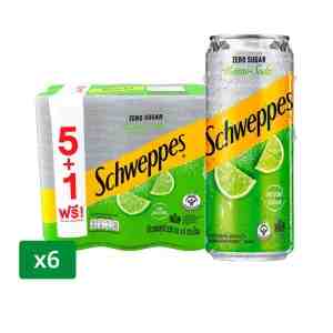 SCHWEPPES Lime Soda No Sugar 330 ml. x 51 units