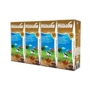 NONGPHO UHT Low-Fat Milk Coffee 180 mlx 4
