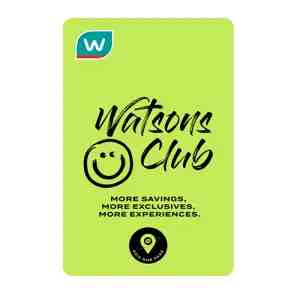 Watsons Club Card  -  Watsons Card .